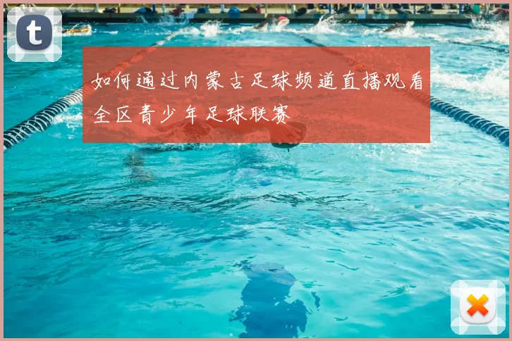如何通过内蒙古足球频道直播观看全区青少年足球联赛